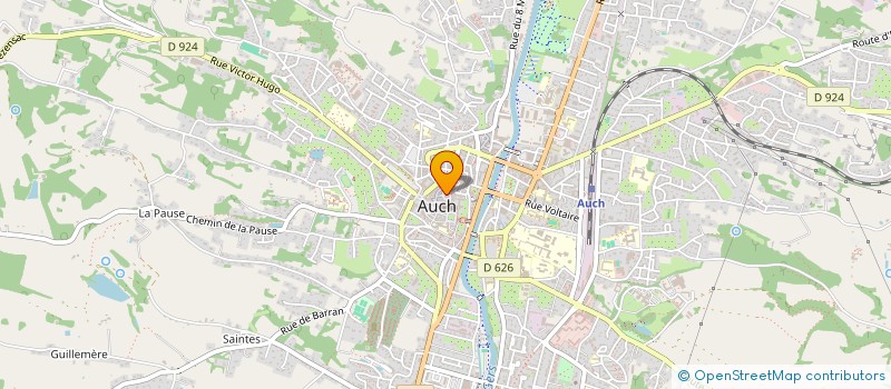 localisation de l'entreprise SASU FABRICE BRISSE à AUCH