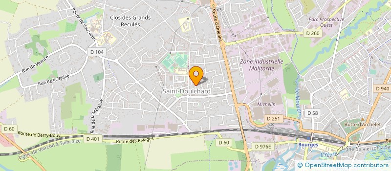 localisation de l'entreprise SASU FABRICE POYAC  SAINT-DOULCHARD