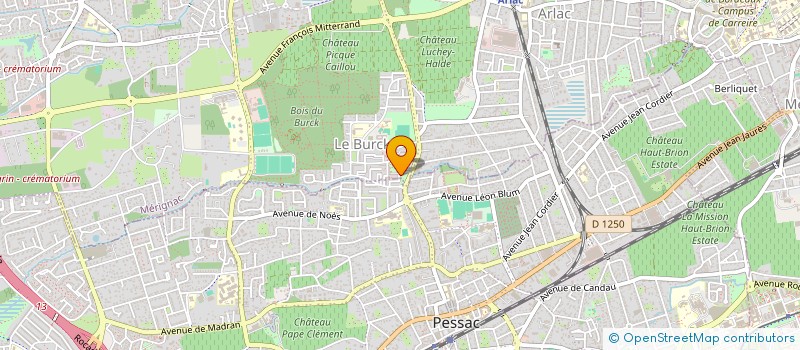 localisation de l'entreprise SASU FCT VTC  MERIGNAC