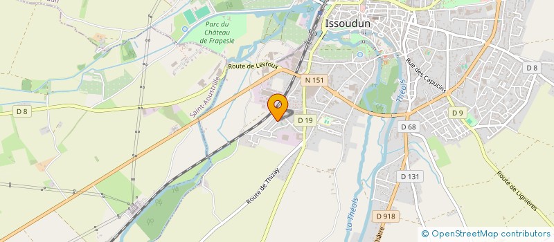 localisation de l'entreprise SASU FIBORNE à ISSOUDUN