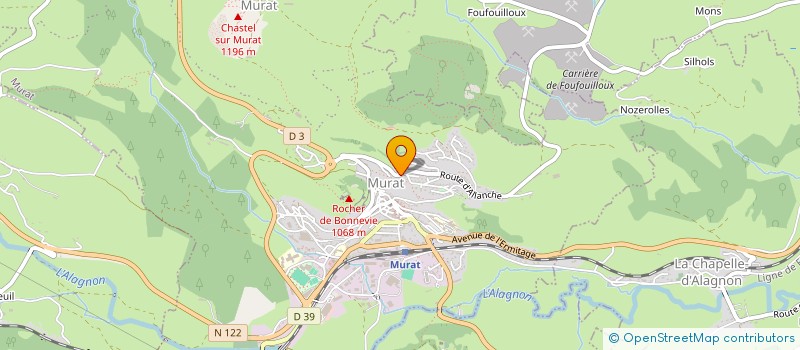 localisation de l'entreprise SASU FINANCIERE DB INVEST à MURAT