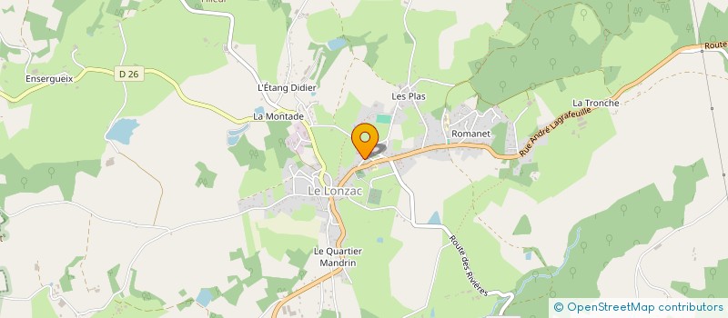 localisation de l'entreprise SASU FLATIRADA  LE LONZAC