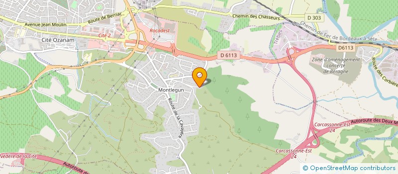 localisation de l'entreprise SASU FM2G  CARCASSONNE