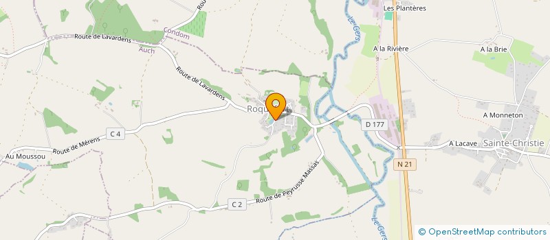 localisation de l'entreprise SASU FORCE HYDRAULIQUE  SAINTE-CHRISTIE