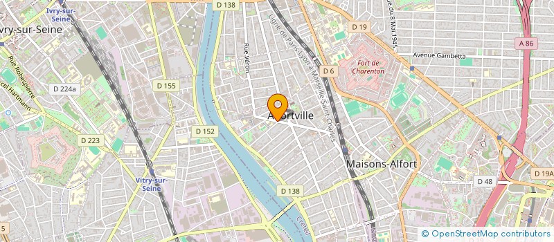 localisation de l'entreprise SASU FORET VERTE COUVERTURE JBB à ALFORTVILLE