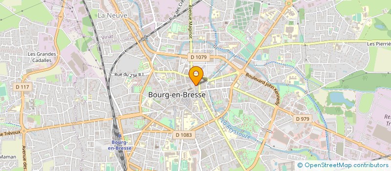 localisation de l'entreprise SASU FRACHET à BOURG-EN-BRESSE