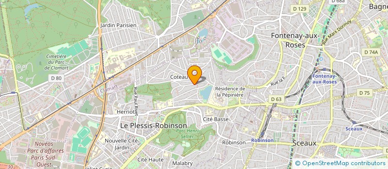 localisation de l'entreprise SASU FRANCK R  LE PLESSIS-ROBINSON