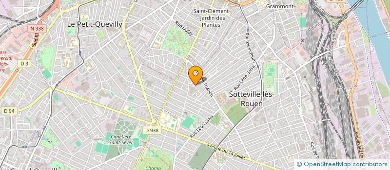 localisation de l'entreprise SASU FRANCK THEODORE  SOTTEVILLE-LES-ROUEN