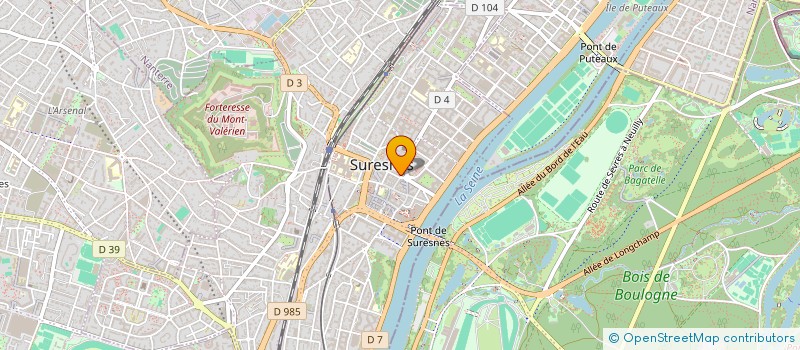 localisation de l'entreprise SASU FRISE B à SURESNES
