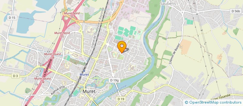 localisation de l'entreprise SASU FS à MURET
