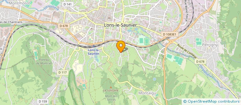 localisation de l'entreprise SASU G P FACADES à LONS-LE-SAUNIER