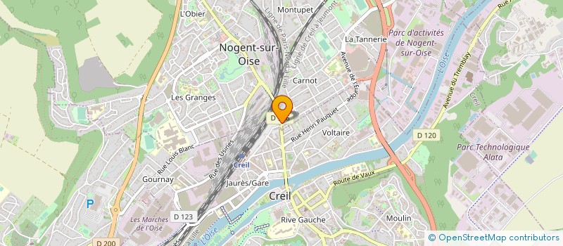 localisation de l'entreprise SASU G.S.I  CREIL