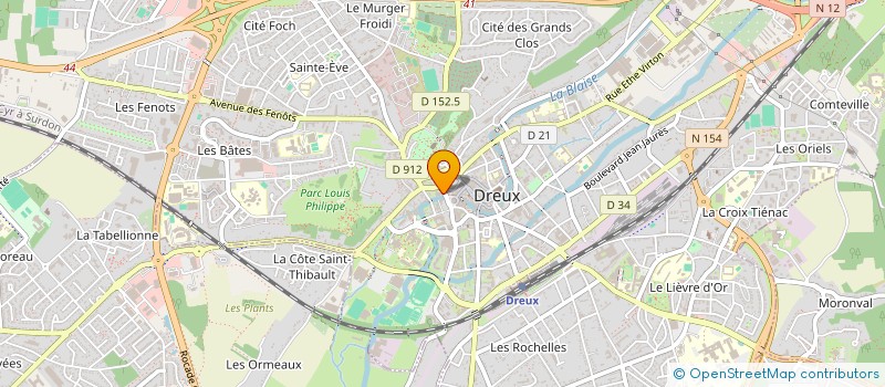 localisation de l'entreprise SASU GA à DREUX