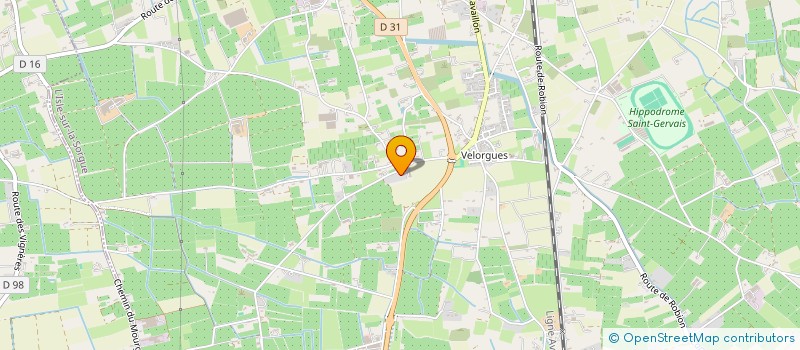 localisation de l'entreprise SASU GA SOLUTIONS TECHNIQUES ET APPLICATIONS  L'ISLE-SUR-LA-SORGUE