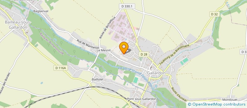 localisation de l'entreprise SASU GAMA à GALLARDON