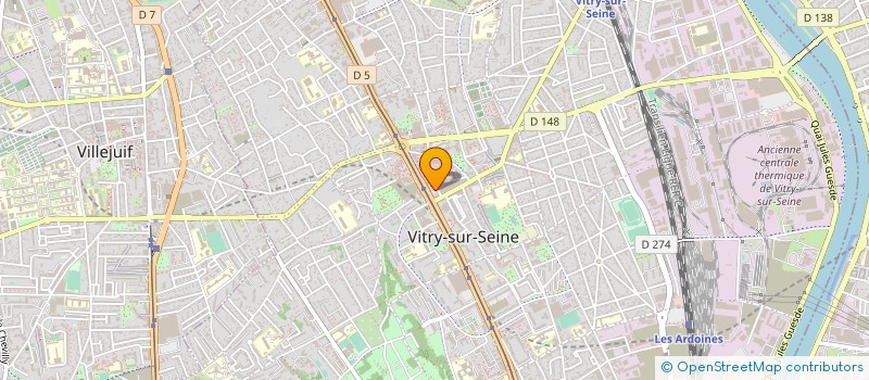 localisation de l'entreprise SASU GASMI à VITRY-SUR-SEINE