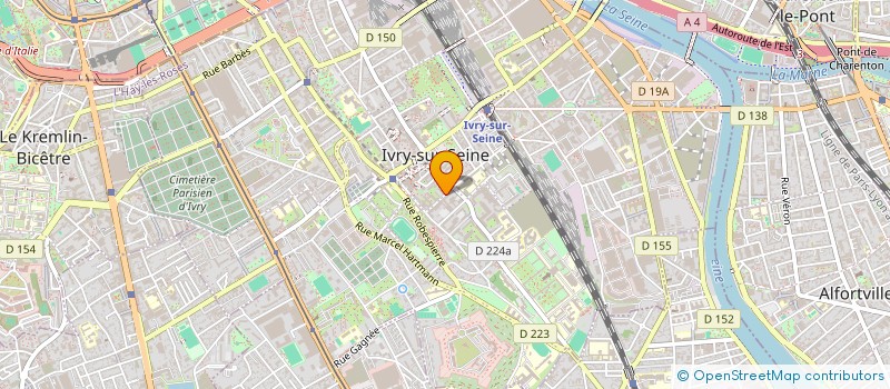 localisation de l'entreprise SASU GDW  IVRY-SUR-SEINE