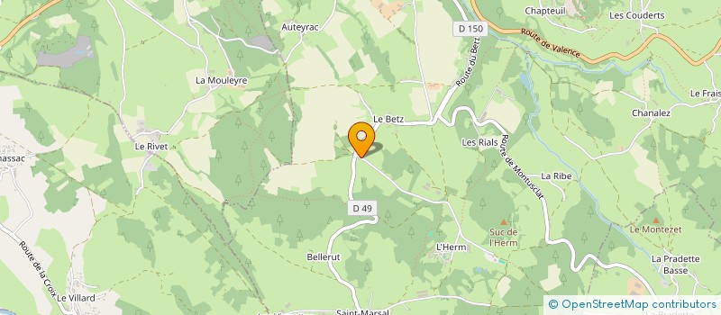 localisation de l'entreprise SASU GESTION & PLACEMENTS  SAINT-JULIEN-CHAPTEUIL