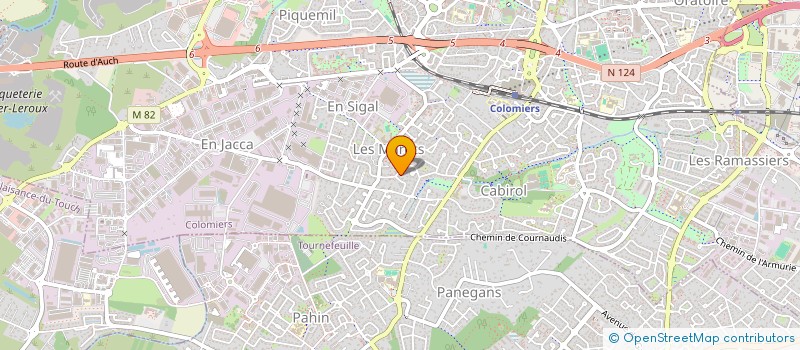 localisation de l'entreprise SASU GGMAT à COLOMIERS