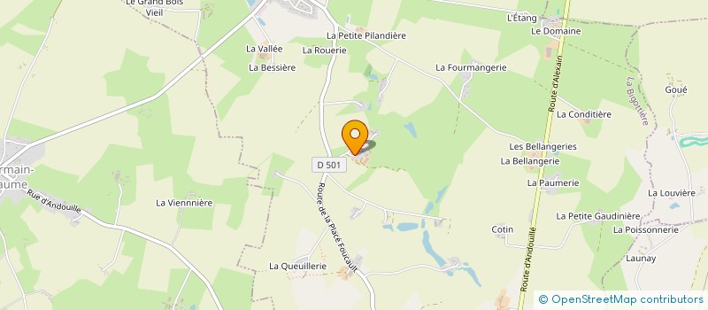 localisation de l'entreprise SASU GLOBALIMMO à LA BIGOTTIERE