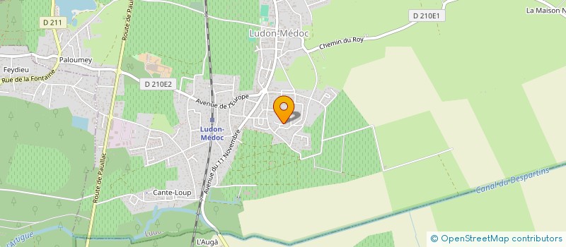 localisation de l'entreprise SASU GOLD PAINTING  LUDON-MEDOC