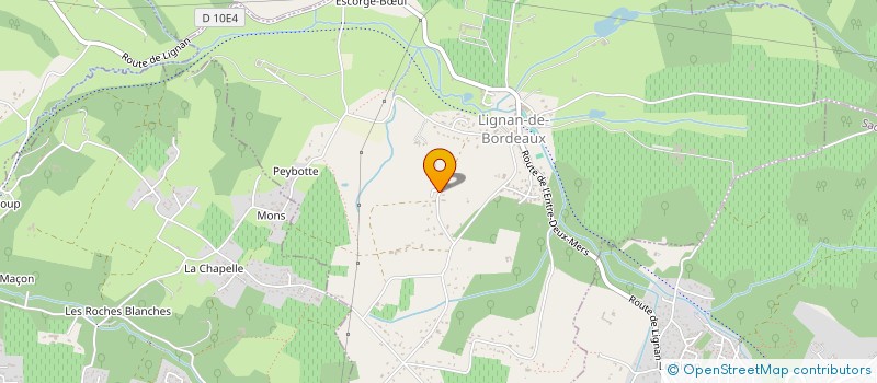 localisation de l'entreprise SASU GREEN LIFT  LIGNAN-DE-BORDEAUX