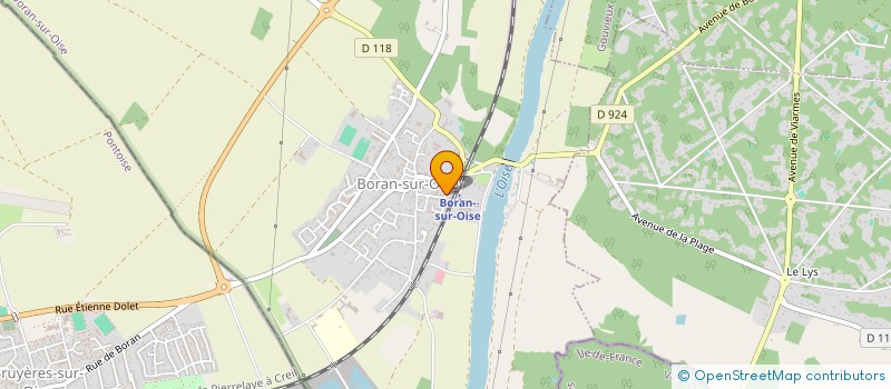 localisation de l'entreprise SASU GUILBERT BENNES à BORAN-SUR-OISE