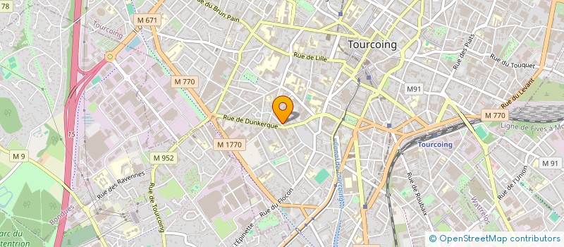 localisation de l'entreprise SASU H&K LOCATION  TOURCOING