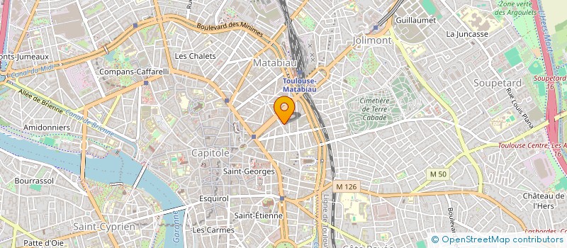 localisation de l'entreprise SASU H.M LE COMPTOIR GOURMAND à TOULOUSE