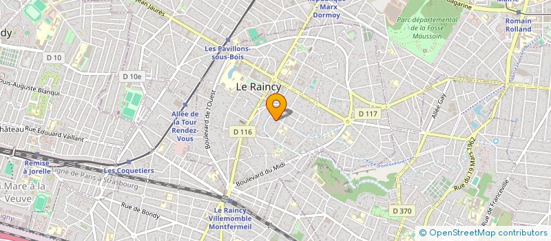 localisation de l'entreprise SASU HAMON  LE RAINCY