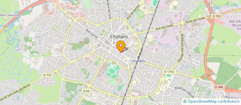 localisation de l'entreprise SASU HASTAG TWIT.TWIT à CHALLANS