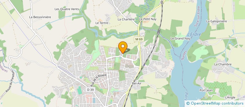 localisation de l'entreprise SASU HENRY à LA CHAPELLE-SUR-ERDRE