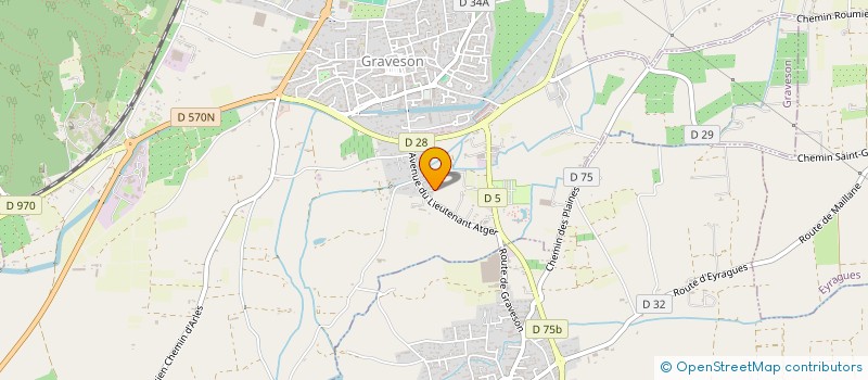 localisation de l'entreprise SASU HERNANDEZ  GRAVESON