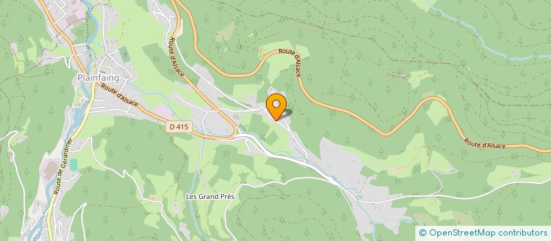 localisation de l'entreprise SASU HGM  PLAINFAING