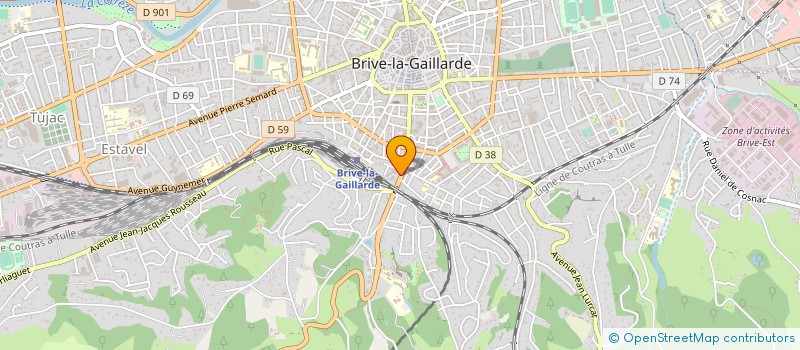 localisation de l'entreprise SASU HIGH-TECK FIBRE  BRIVE-LA-GAILLARDE