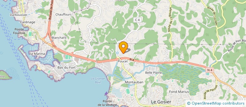 localisation de l'entreprise SASU HITECH - SERVICE à LE GOSIER