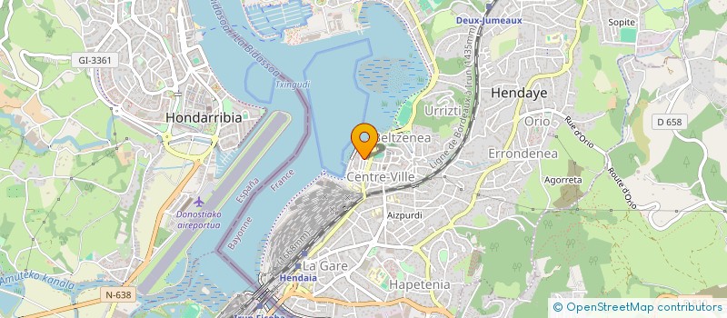 localisation de l'entreprise SASU HITZIA  HENDAYE