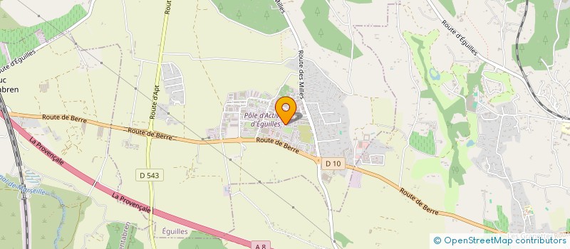 localisation de l'entreprise SASU HOLDING AGUIO PROJECT  EGUILLES