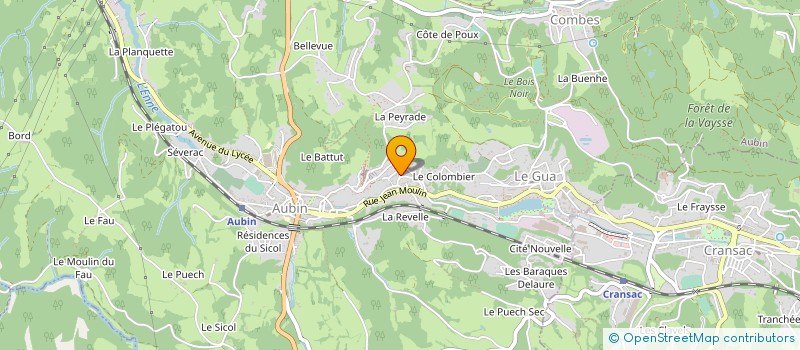 localisation de l'entreprise SASU HOLDING BORIES  CRANSAC