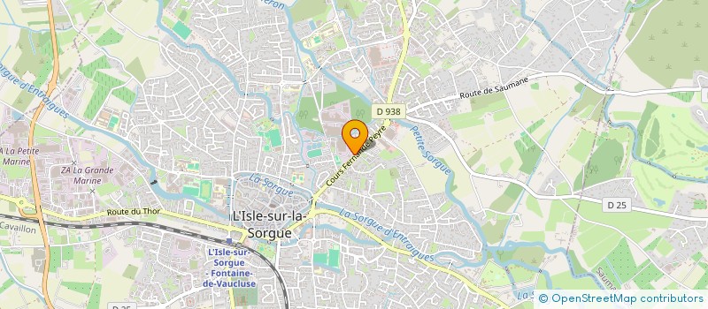 localisation de l'entreprise SASU HOLDING JL MAQUIN URBANISME COMMERCIAL  L'ISLE-SUR-LA-SORGUE