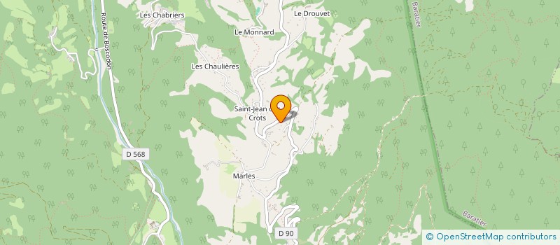 localisation de l'entreprise SASU HORIZON EVASION  CROTS