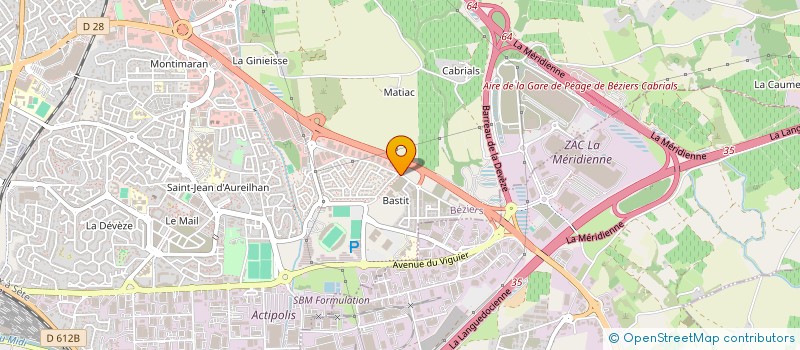 localisation de l'entreprise SASU HOTEL ALTHEA  BEZIERS