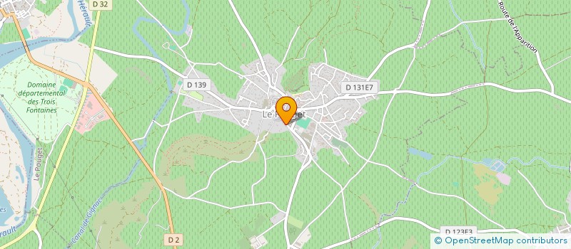 localisation de l'entreprise SASU HVFM  LE POUGET