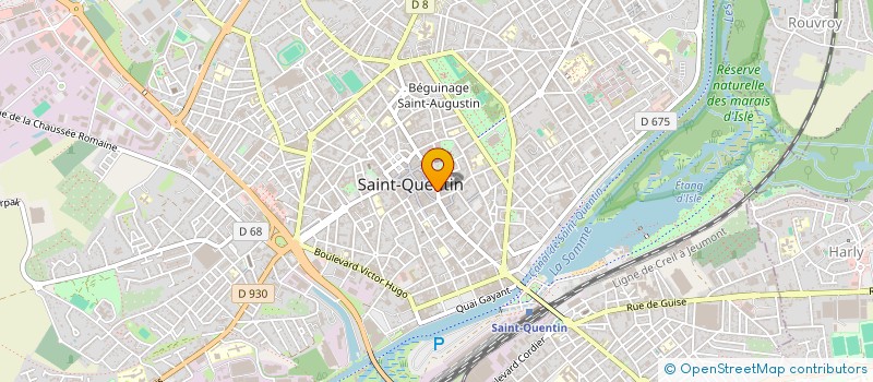 localisation de l'entreprise SASU HYBRYD à SAINT-QUENTIN