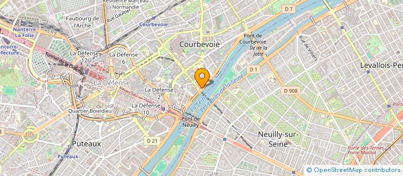localisation de l'entreprise SASU ILAN TORDJMAN  COURBEVOIE