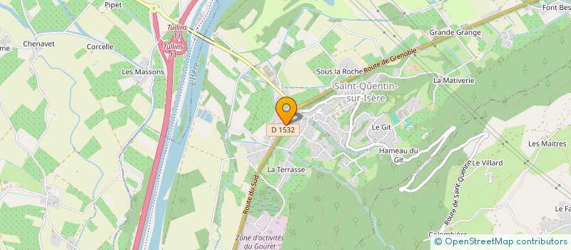 localisation de l'entreprise SASU IMMO DES MURAILLES à SAINT-QUENTIN-SUR-ISERE