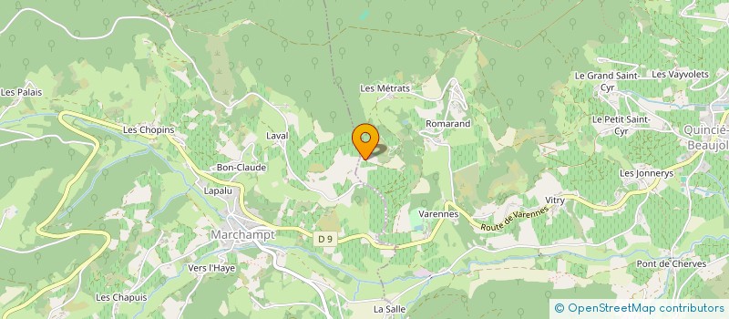 localisation de l'entreprise SASU IMMOBILIER CQN  QUINCIE-EN-BEAUJOLAIS