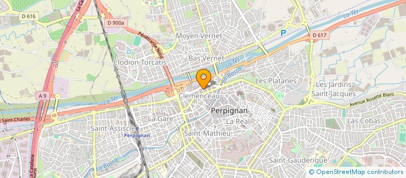 localisation de l'entreprise SASU IMMOBILIERE OFFICE  PERPIGNAN