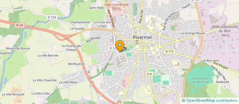 localisation de l'entreprise SASU IMMOBILIERE RML  PLOERMEL