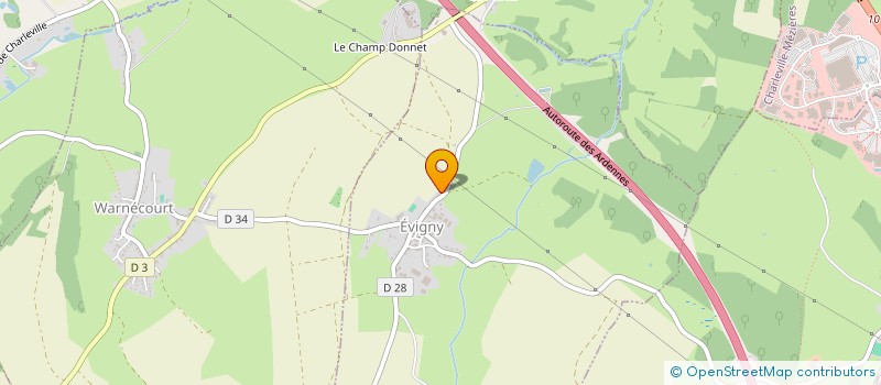 localisation de l'entreprise SASU IMMOCAM  EVIGNY